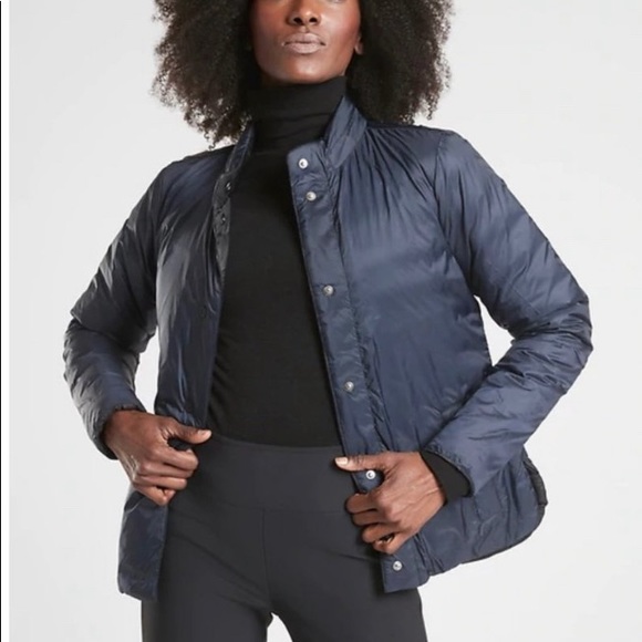 NWT ATHLETA Pulse Reversible Down Jacket - Picture 4 of 6